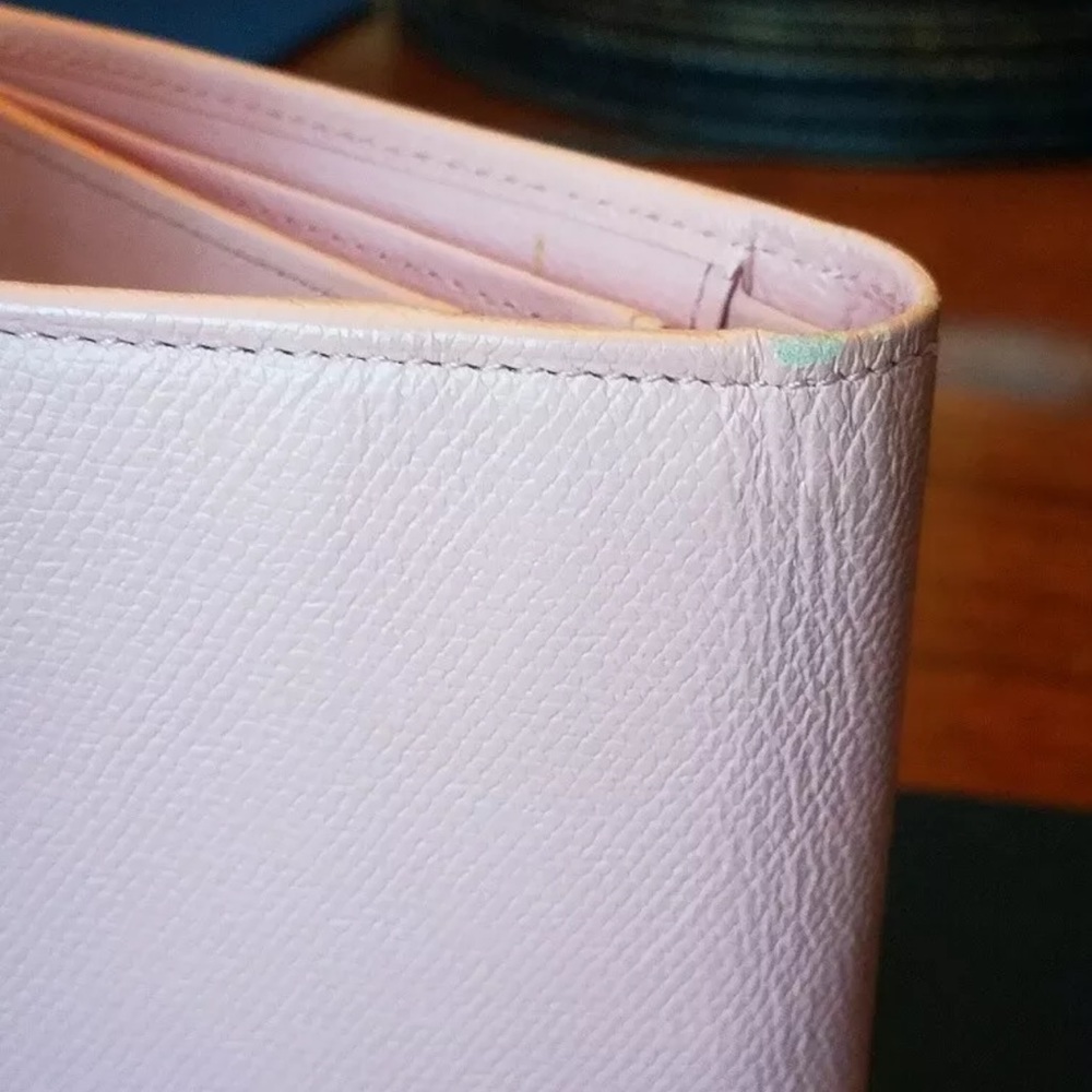 Chanel Wallet Purse Long Wallet Coco Button Pink - Picture 13 of 14